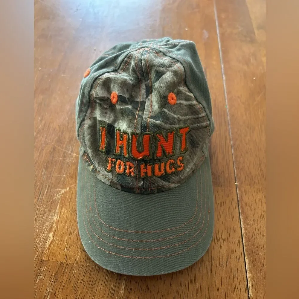 Outdoor Kids Brown and Green Camouflage Hunting Hat